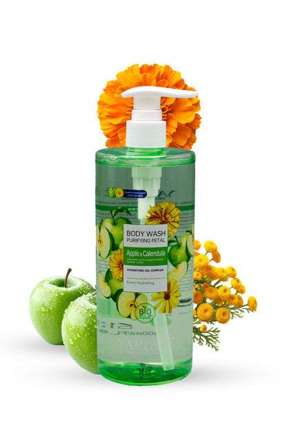 Body Wash Apple & Calendula Bio Organic | Extra Hydrating | Yardlie | 500ml |