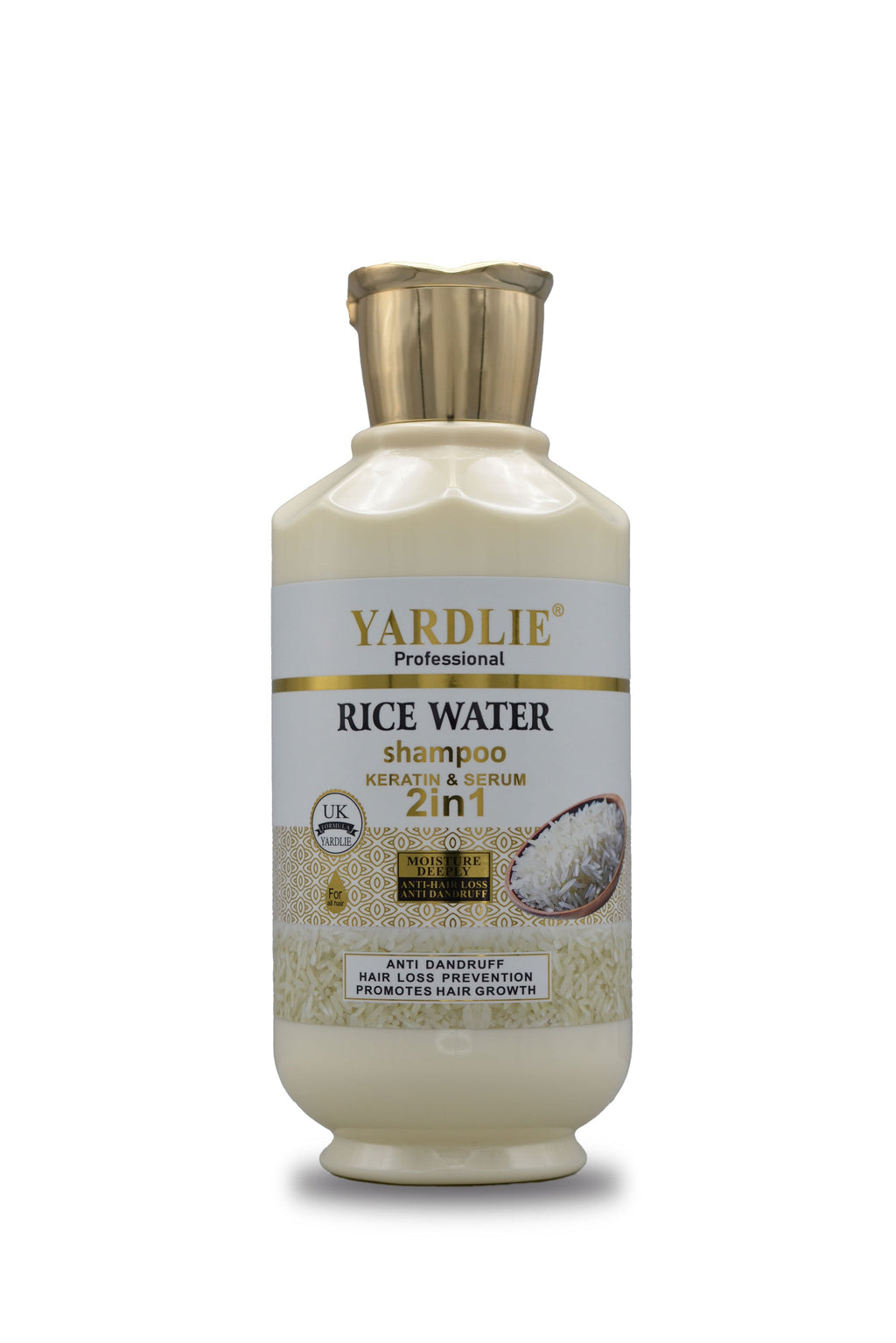 Yardlie Professional Rice Water 2-in-1 Shampoo - 500g | Strengthening & Nourishing Formula