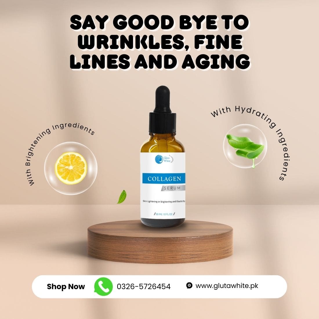 Collagen Serum For Anti Aging & Face Brightening