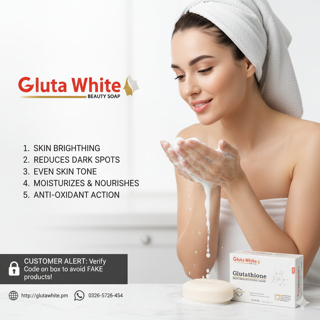 Gluta White Soap for Whitening