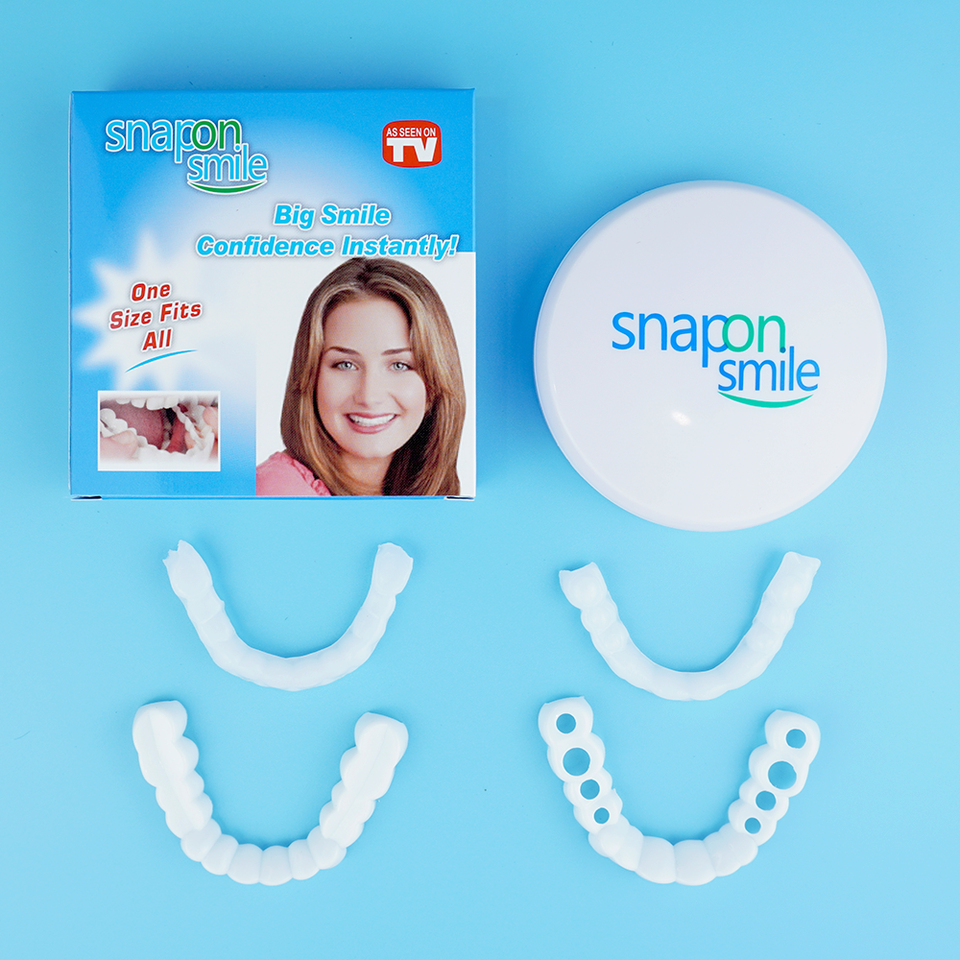 1 Pair Snap on Teeth Veneers for Men and Women