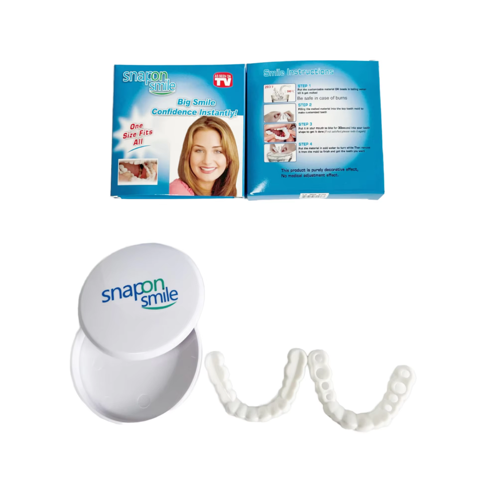 1 Pair Snap on Teeth Veneers for Men and Women