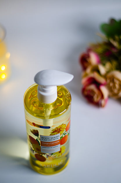 YARDLIE Body Wash | Orange & Calendula | Bio Organic | Extra Hydrating | Yardlie | 500ml |