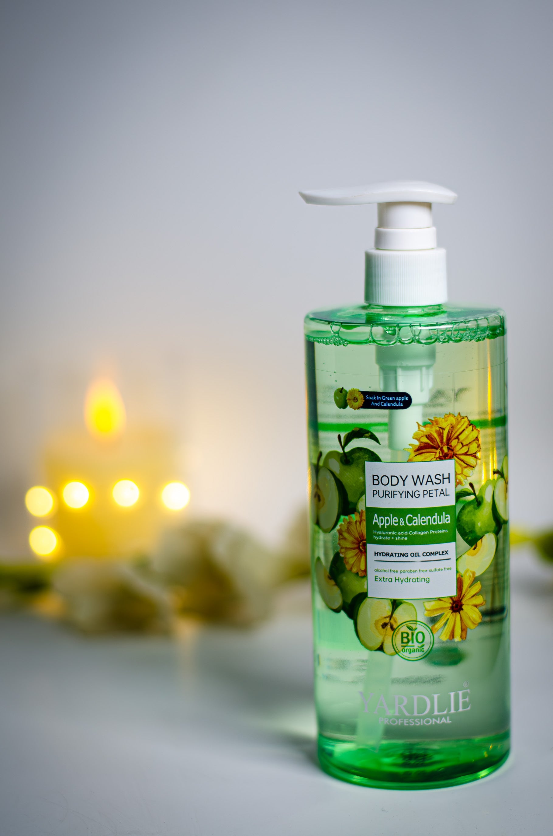Body Wash Apple & Calendula Bio Organic | Extra Hydrating | Yardlie | 500ml |