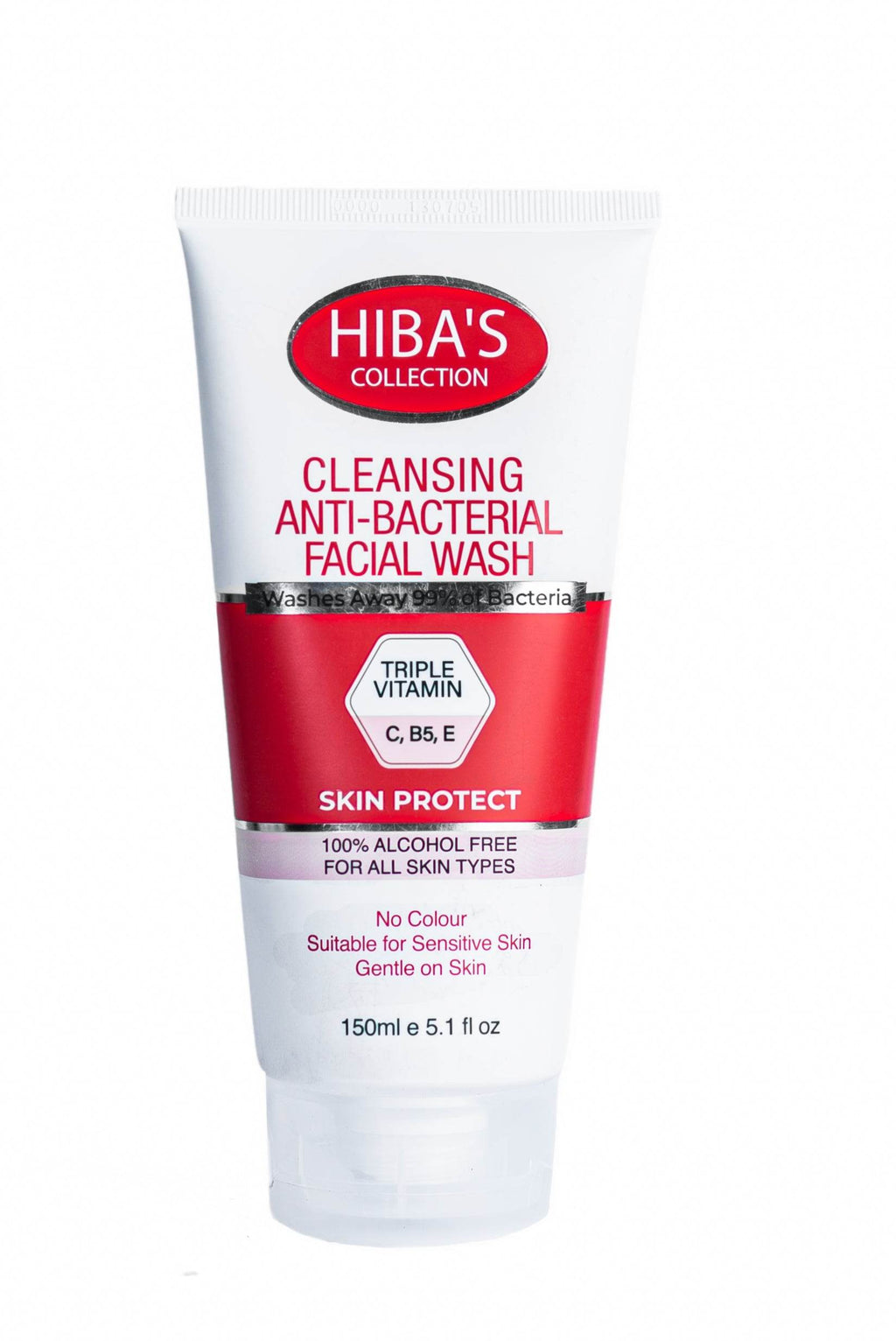 Hiba's Collection(Cleansing Anti-Bacterial) Facial Wash 150ml