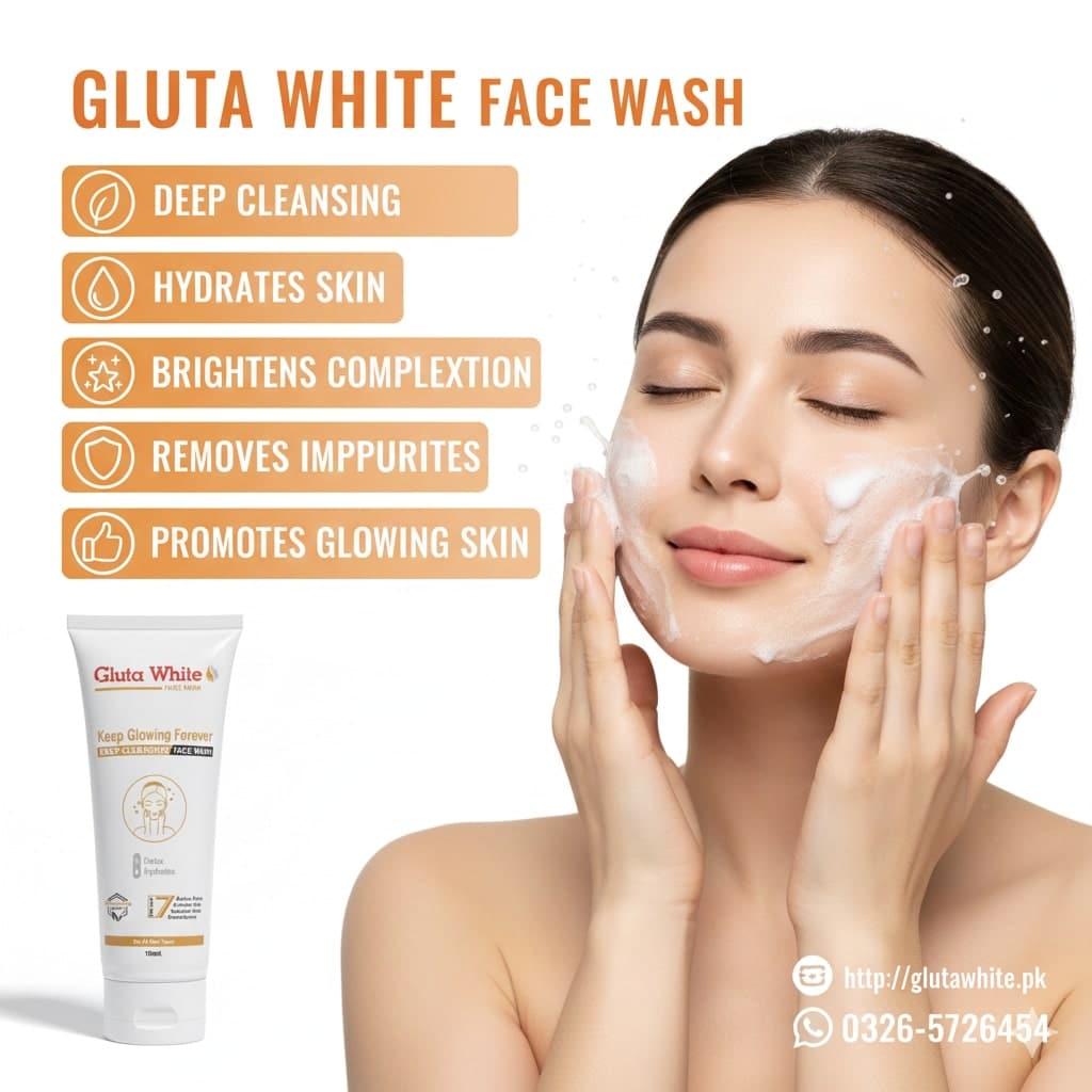 Gluta White Deep Cleansing Facewash