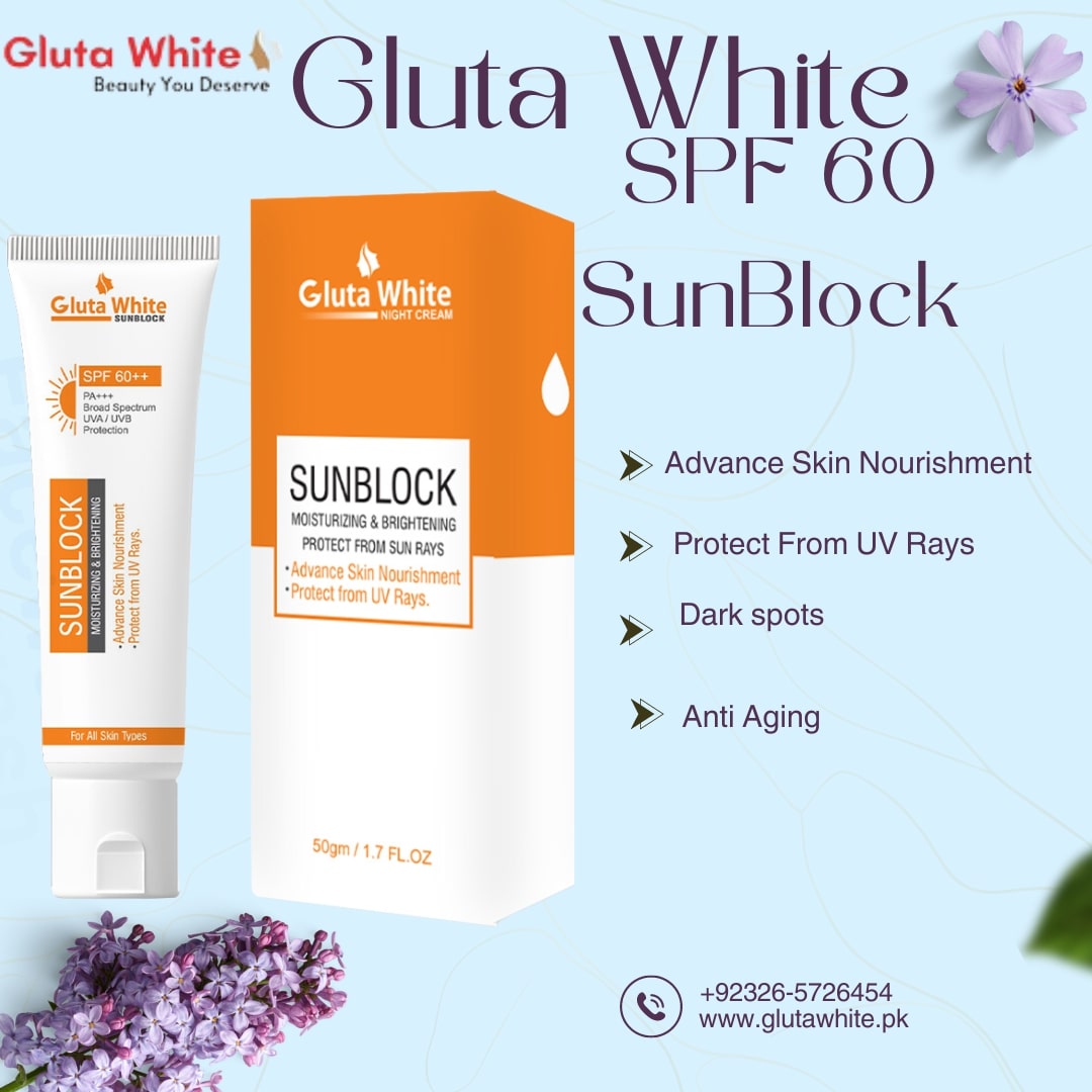 Gluta White SPF60 Sunblock