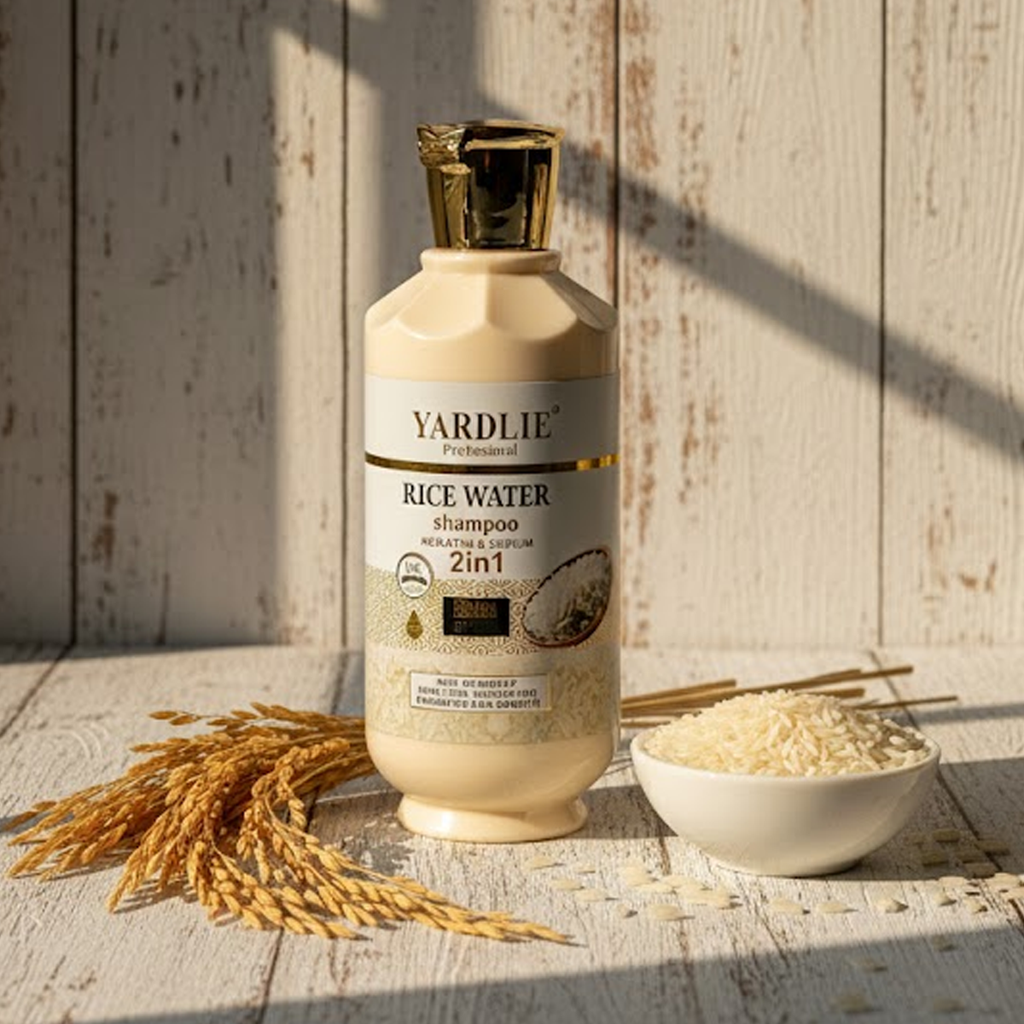 Yardlie Professional Rice Water 2-in-1 Shampoo - 500g | Strengthening & Nourishing Formula