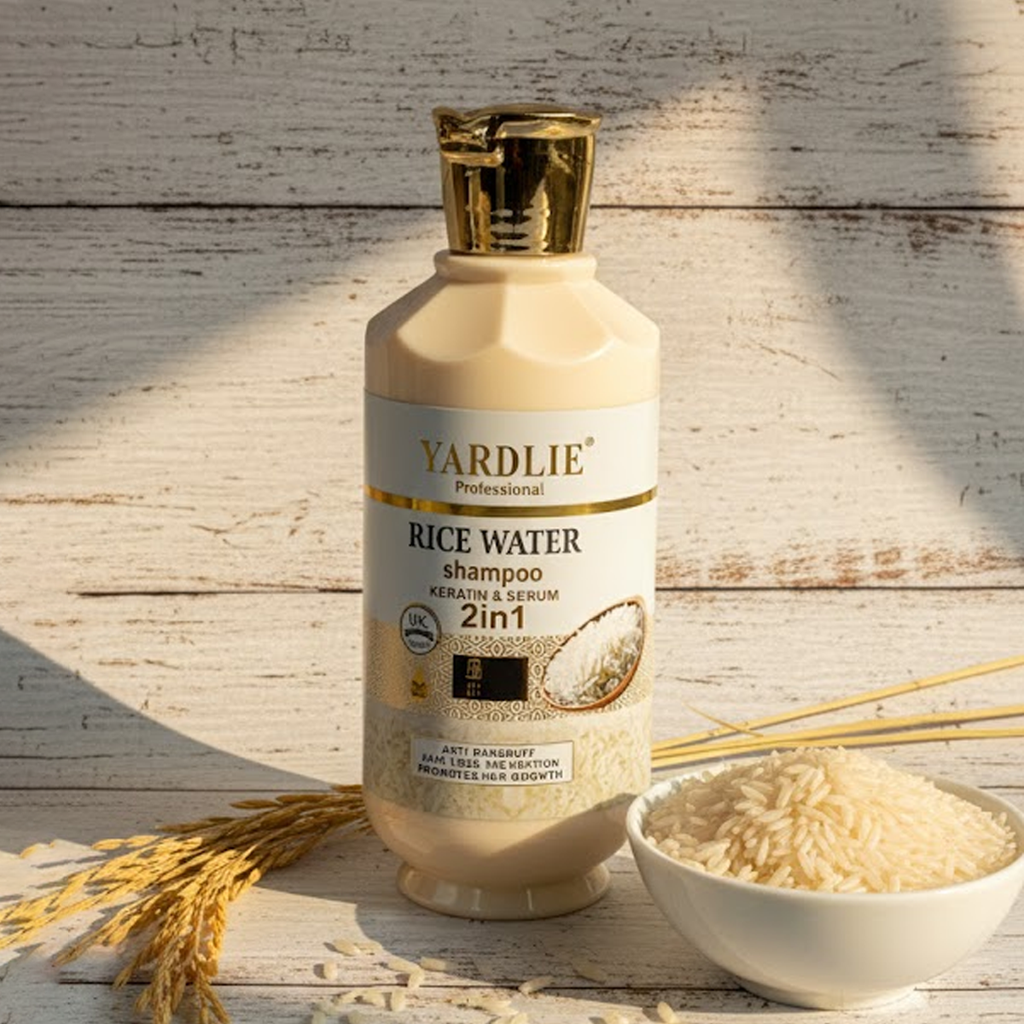 Yardlie Professional Rice Water 2-in-1 Shampoo - 500g | Strengthening & Nourishing Formula