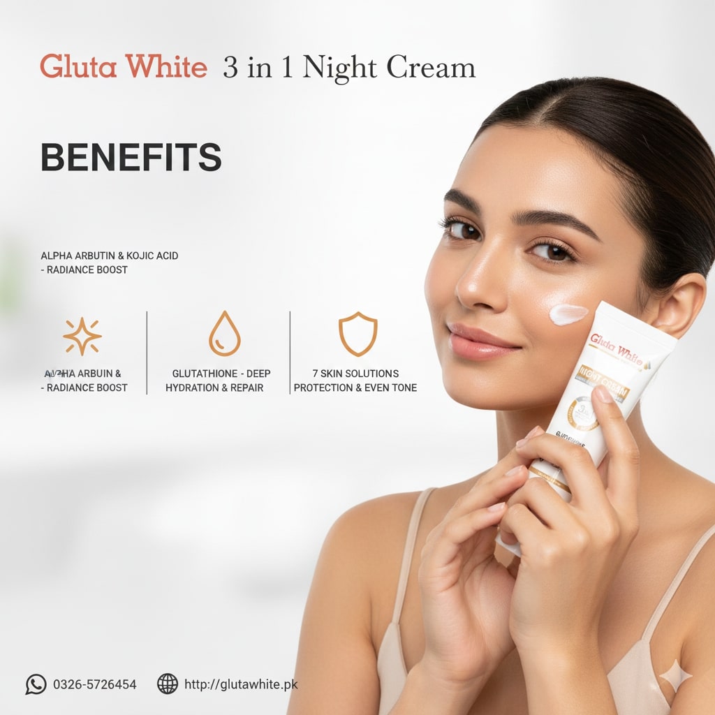 Gluta White 3 in 1 Natural Beauty Cream