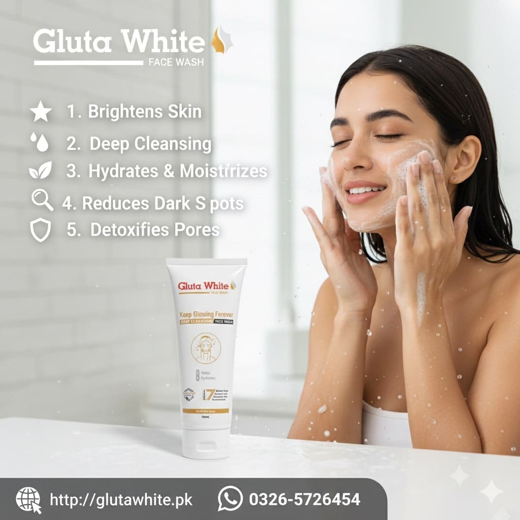 Gluta White Deep Cleansing Facewash